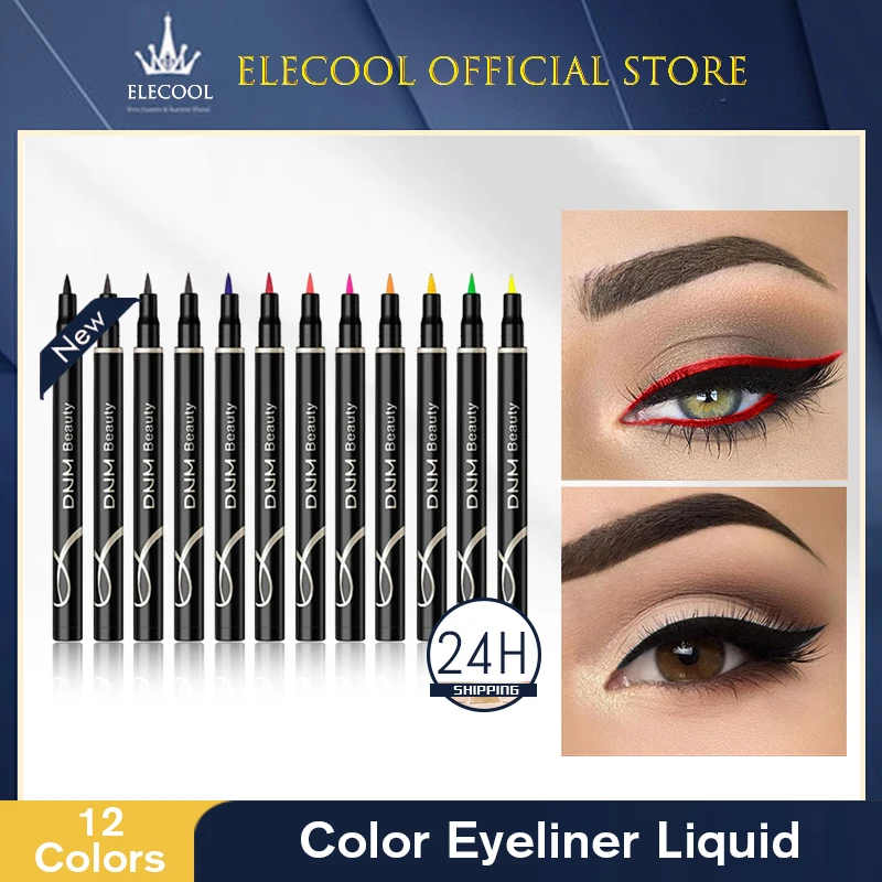 

NEW Black Long-lasting Stamp Eyeliner Pencil Liquid Big Eyes Double-Headed Makeup Long-lasting Beauty Tool Easy to Wear TSLM2