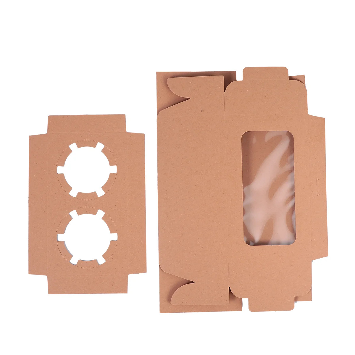 

10pcs Dessert Box Cupcake Packing Box Cake Wrapping Egg Tart Box Cupcake Box