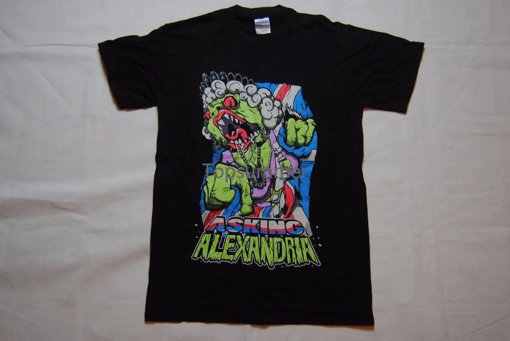 

Asking Alexandria Elizabeth Uk Bulldog T Shirt New Official Stand Up & Scream
