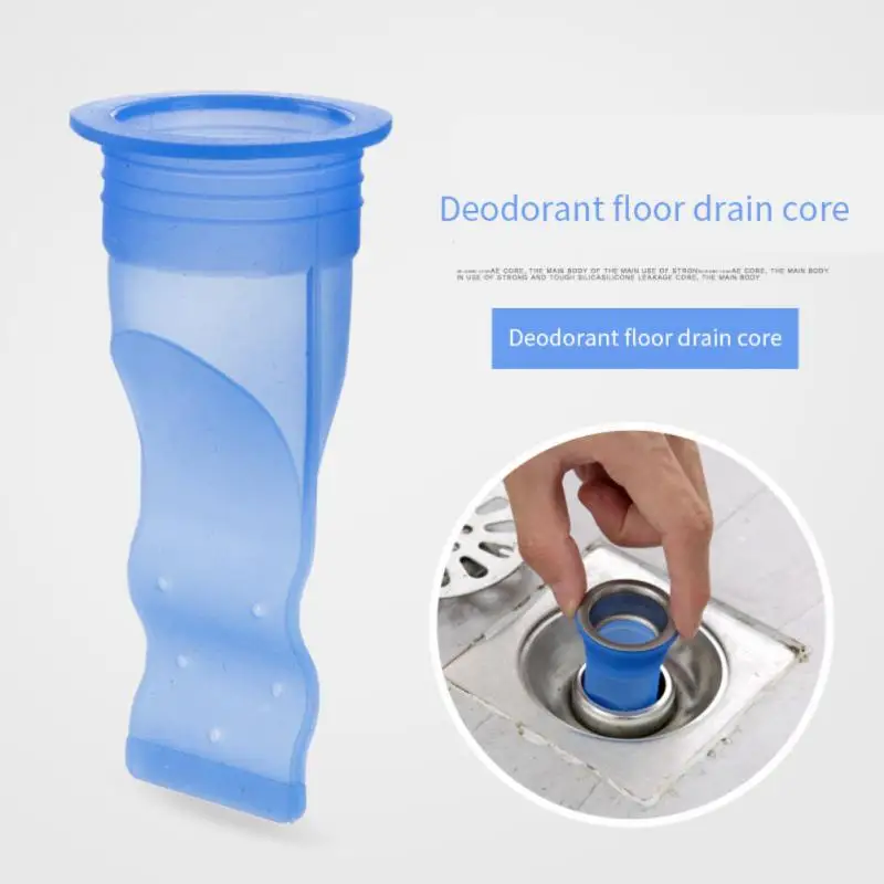 

1PC Kitchen Silicone Floor Drain Odor-proof Leak Core Down The Water Pipe Draininner Core Bathroom Sewer Seal Leak Deodorant NEW