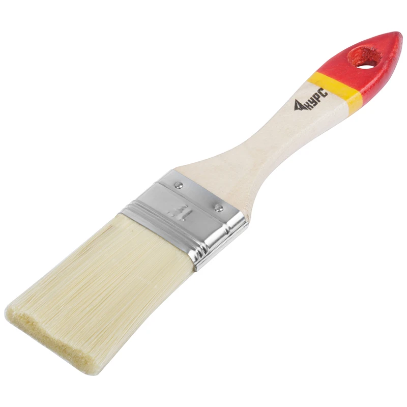 Кисть флейцевая &quotМодерн&quot иск. щетина деревянная ручка 1 5&quot (38 мм)