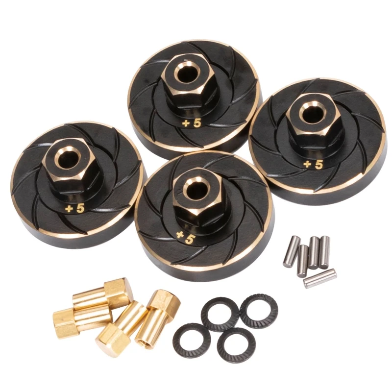 

Прочная Шестигранная латунная фиксирующая гайка с расширенным колесом 1:24 полный масштаб баланса для модели 4WD SCX24 90081 АКС 2022 Новинка