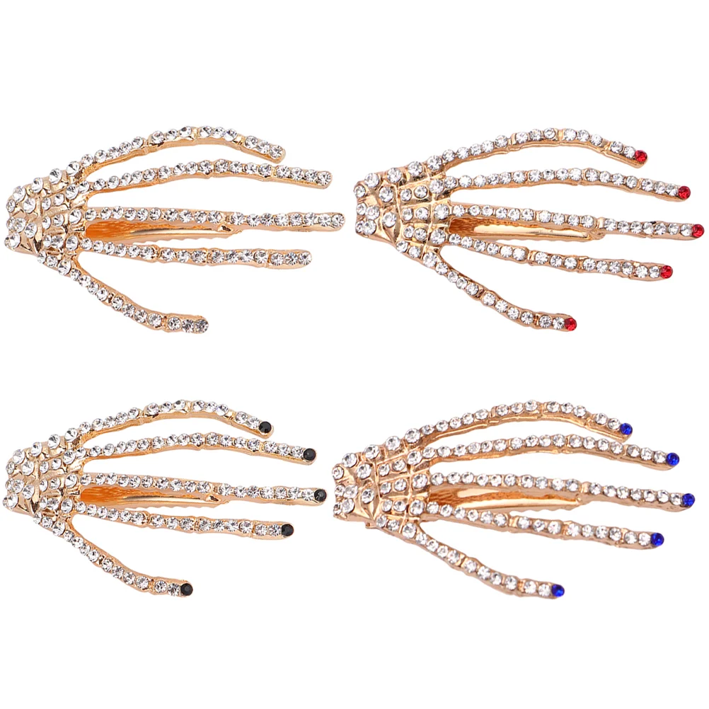 

Hair Clipskullclips Hairpin Accessories Bone Punk Pin Hand Horror Zombie Claw Costume