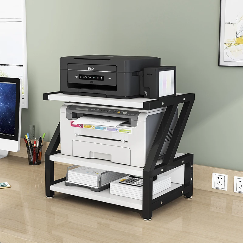 

Office Creative Rack Home Modeling Storage Rack Multi-layer Floor Printer Rack Desktop Finishing Shelf Space Separation Tool