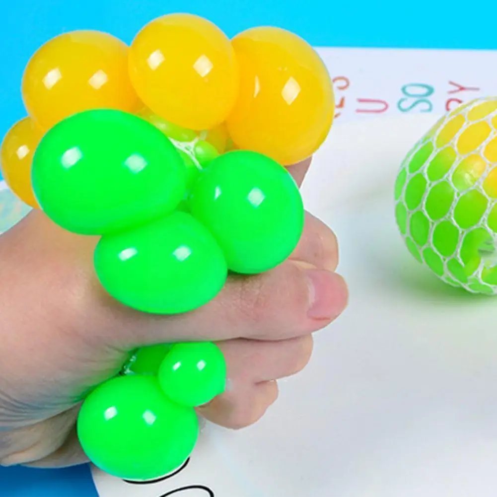 

Anti Stress Face Reliever Colorful Ball Autism Mood Squeeze Relief Healthy Toy Fun Gadget Vent Children Gift Fidget Toy For F5z8