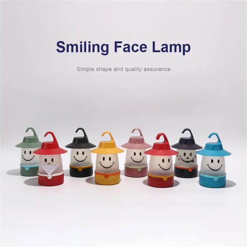 Portable Outdoor Light Camping Light Children's Tent Light Portable Light Night Light Smiley Face Light Outdoor Beach Tent Light