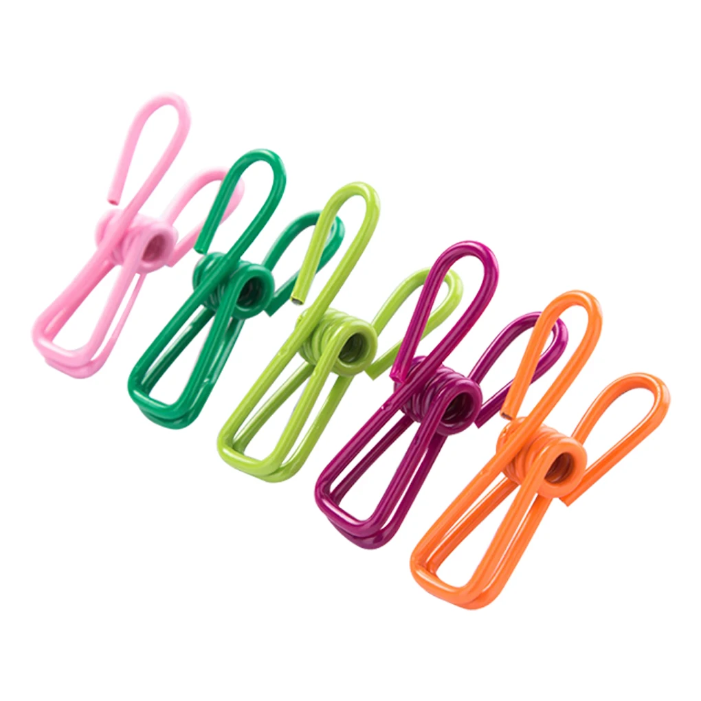 

10pcs Powerful Plastic Clothes Pegs Hangers Clothespins Towels Hanging Pegs Food Bag Sealing Clip Laundry Storage Organizer