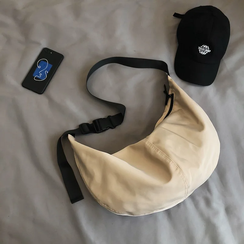 Холщовая сумка-мессенджер в японском стиле Харадзюку вместительная