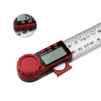 1pcs 2 in 1 transparent digital angle ruler protractor angle finder vernier caliper measuring tool
