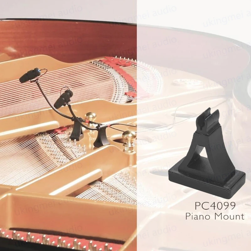 

Instrument Condenser Microphone Universal Stand Clamp For Piano With Magnetic Attraction Compatible For DPA4099 Microphone Stand