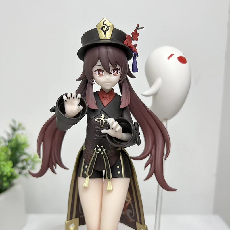 18cm Genshin Impact Hu Tao Anime Figure Klee Hibana Knight Action Paimon Figurine Doll Toys |