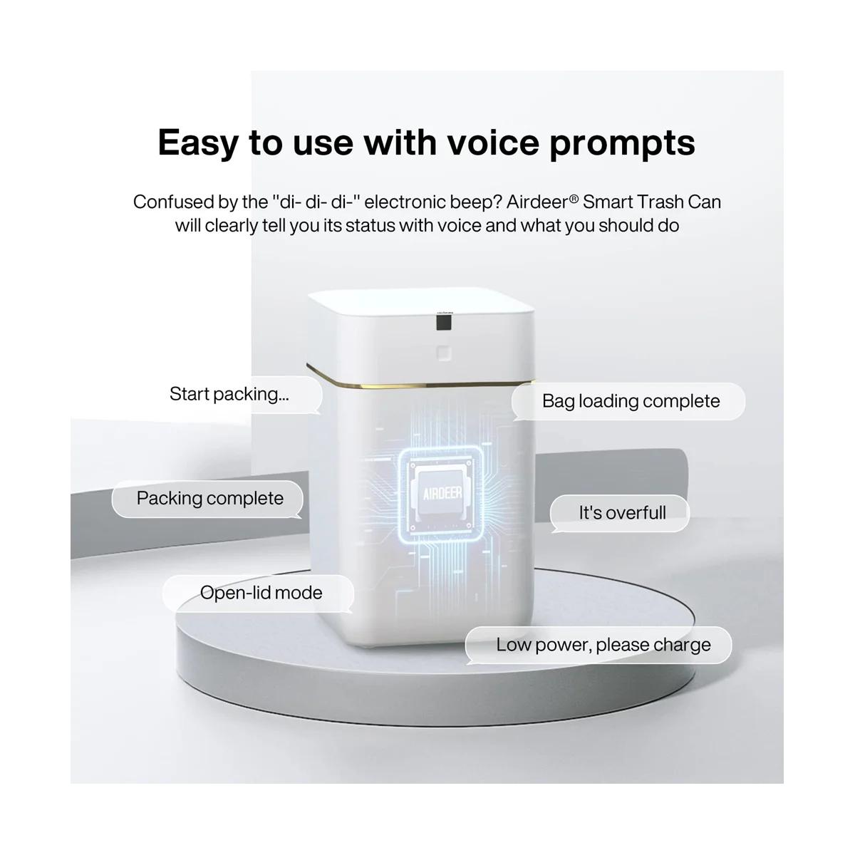 Умная мусорная корзина самозапечатывающаяся и самоменяющаяся датчик движения