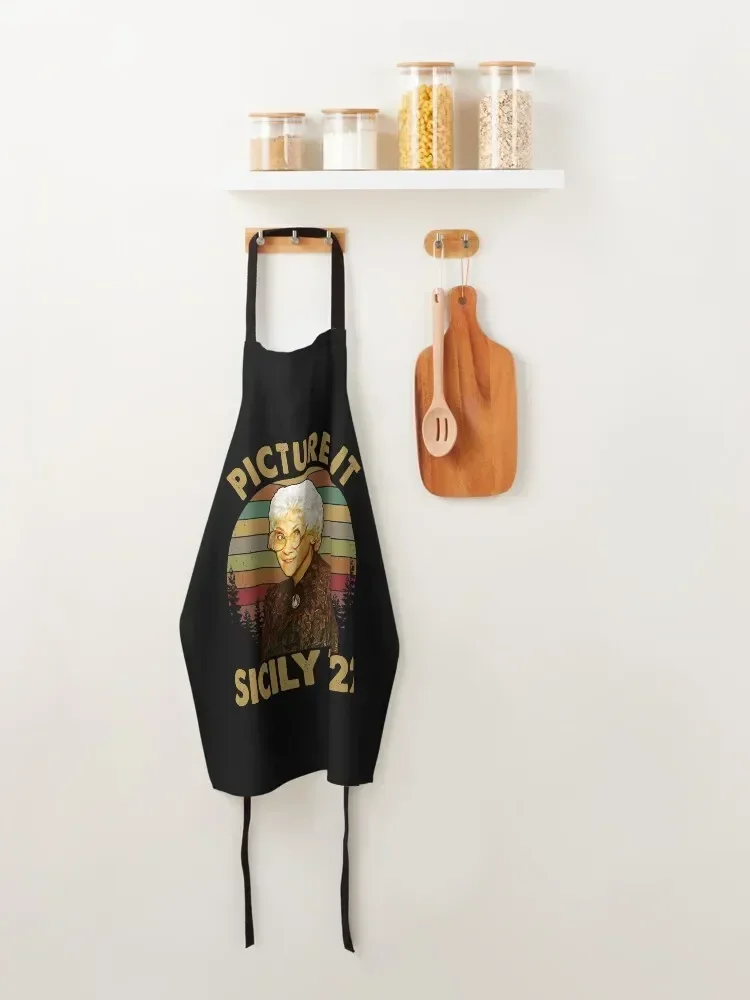 Картинка It Sicily 1922 года винтажный ретро-фартук Золотые девушки роза Дороти Бланш