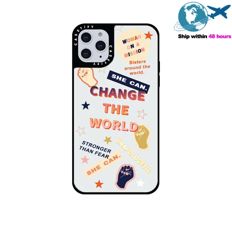 

CASETIFY Funny Letters Mirror Case For IPhone 11 12 13 14ProMax 11 12 13 14Pro XsMax XR 6S 7 8 SE 7P 8P 14Plus Back Cover E0527