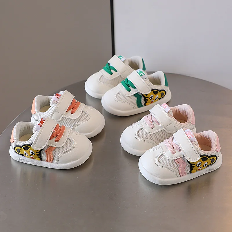 

Infant Toddler Shoes Boy Girl Spring Autumn New Casual Shoes Cartoon Tigger Kids Shoes Non-slip Soft Bottom Cute Sneakers F07131