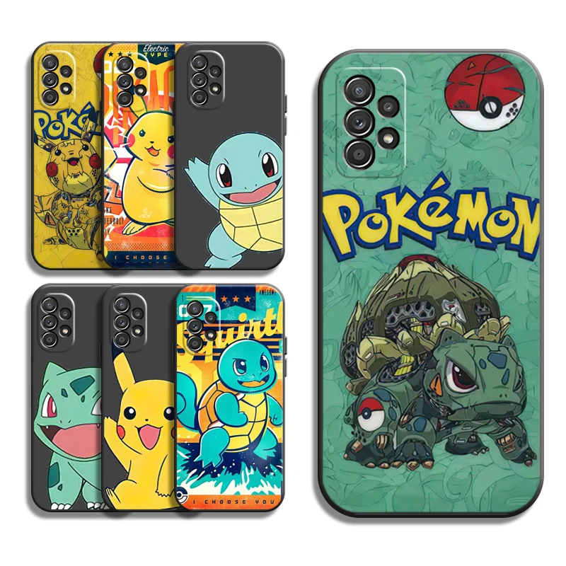 

Pokemon Pikachu Phone Cases For Samsung Galaxy S22 S20 FE S20 Lite S20 Ultra S21 S21 FE S21 Plus Ultra Cases Coque Back Cover