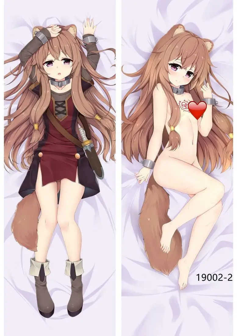 

60x180cm Anime Tate No Yuusha No Nariagari Pillowcase Sexy Girl Filo Body Pillowcase Pillowcase Raphtalia Dakimakura