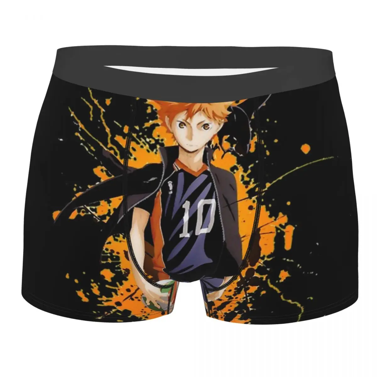 

Cool Boy Men Boxer Briefs Underpants Haikyuu Shoyo Hinata Tobio Kageyama Highly Breathable Top Quality Gift Idea