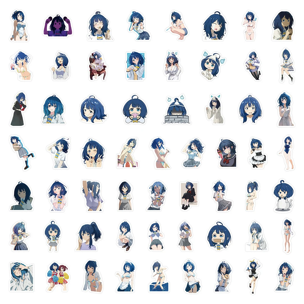 10/30/60 шт. Аниме Слишком много теряющих героинь Наклейки Милые Янами Анна Наклейка