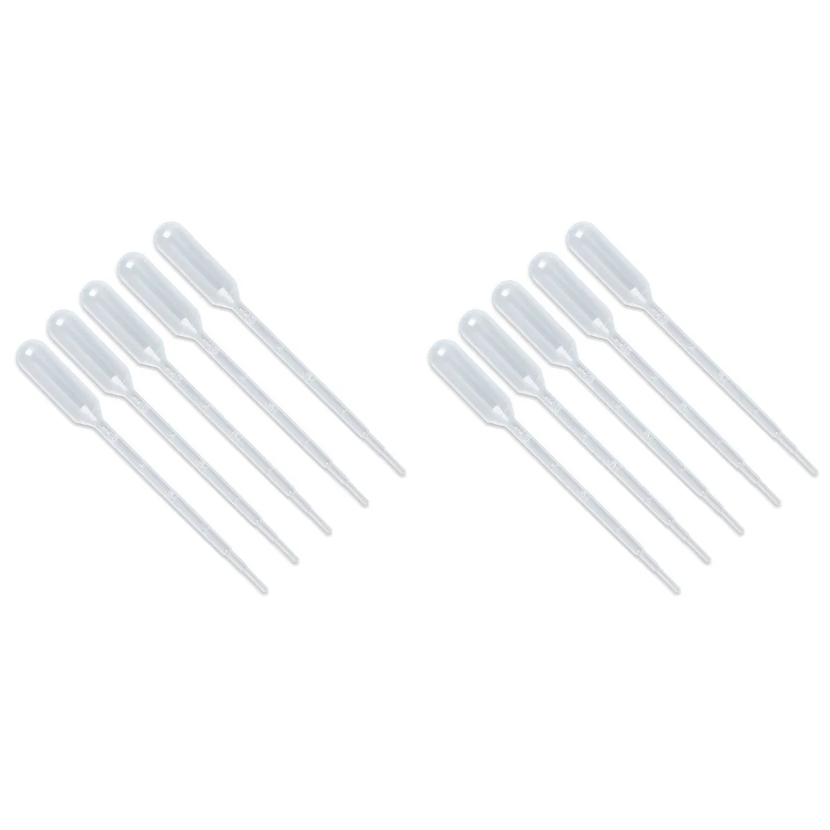 

200 pcs 1ML Plastic Transfer Pipette Washable Pasteur Pipettes Measuring Pipettors Disposable Dropper for Mixing Acrylic