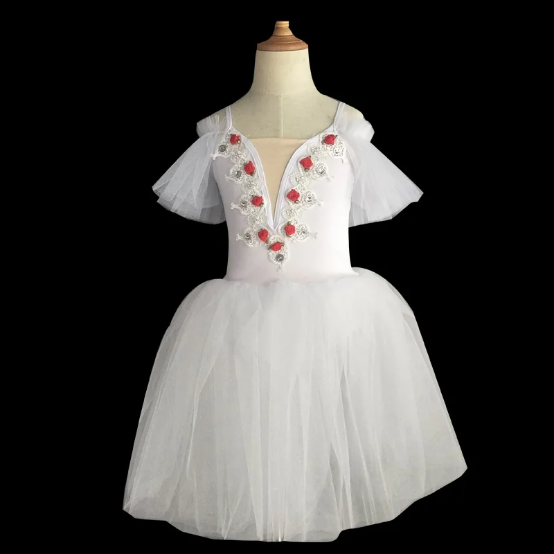 2022 романтическая балетная пачка Репетиционная тренировочная юбка костюм лебедя