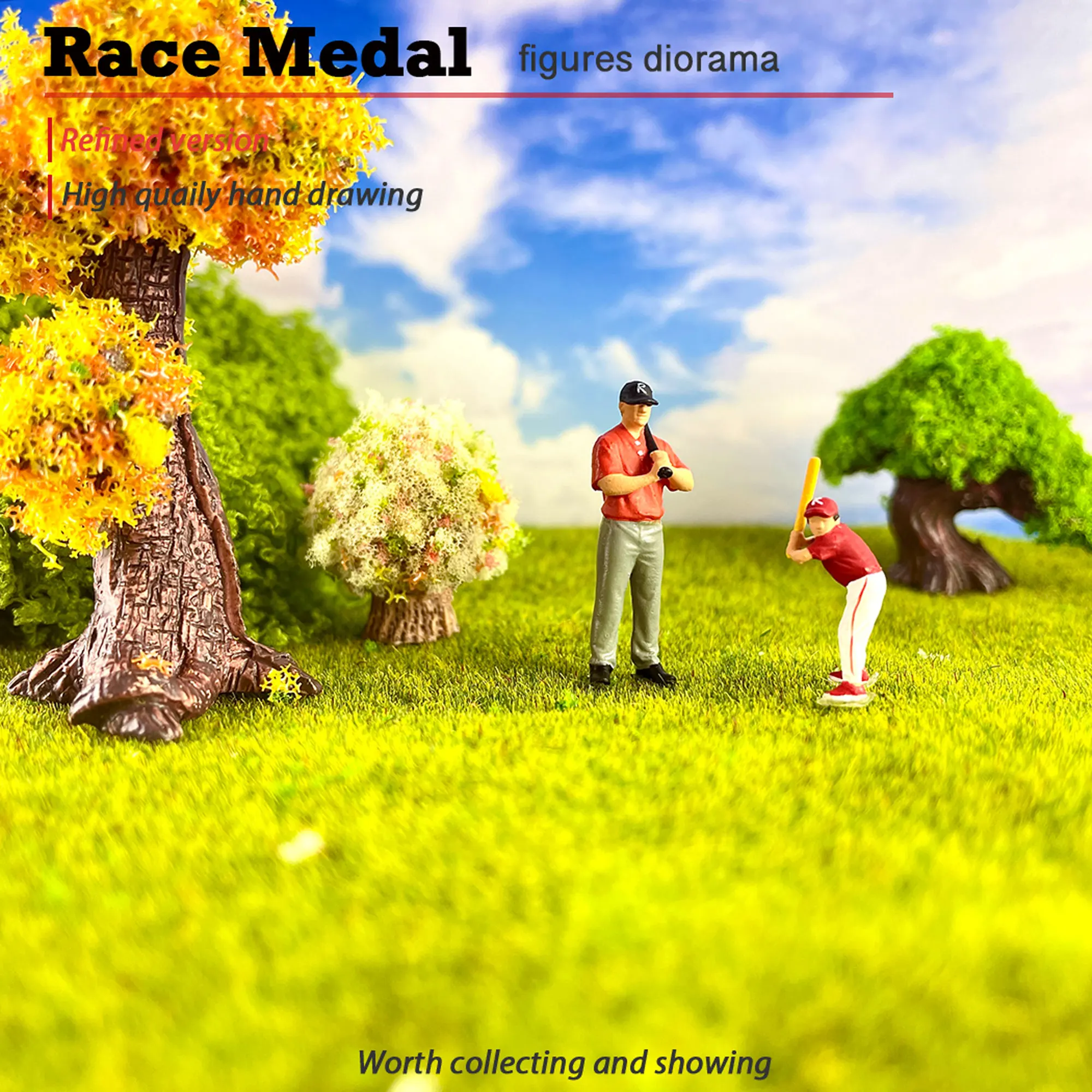 Baseball Catch Butterfly 1:64 представляет жизненную силу мальчиков и детей милая бейсбольная