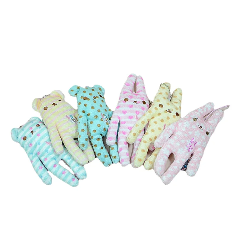 

Милый Розовый Кролик Медведь Мягкая Плюшевая Кукла Плюшевая кавайная детская подвесная игрушка в виде сумки для девочек детский подарок