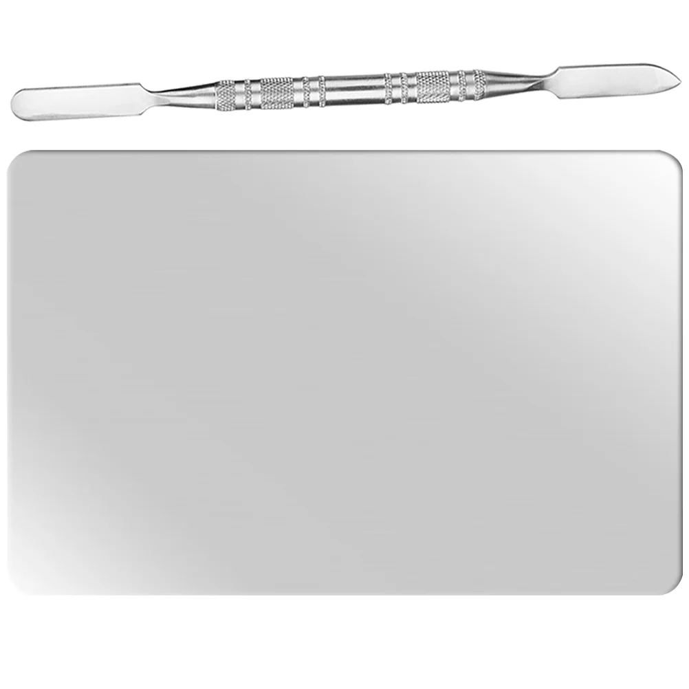 

Metal Makeup Spatula Lash Extension Tools Nail Eyelash Polish Holder Display Board