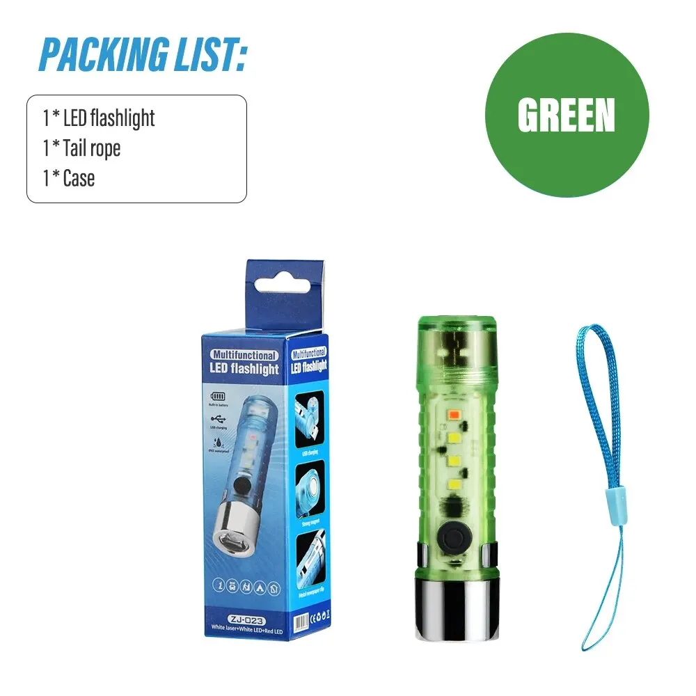 

Мини-фонарик LED S-517, 4 цвета, USB-зарядка