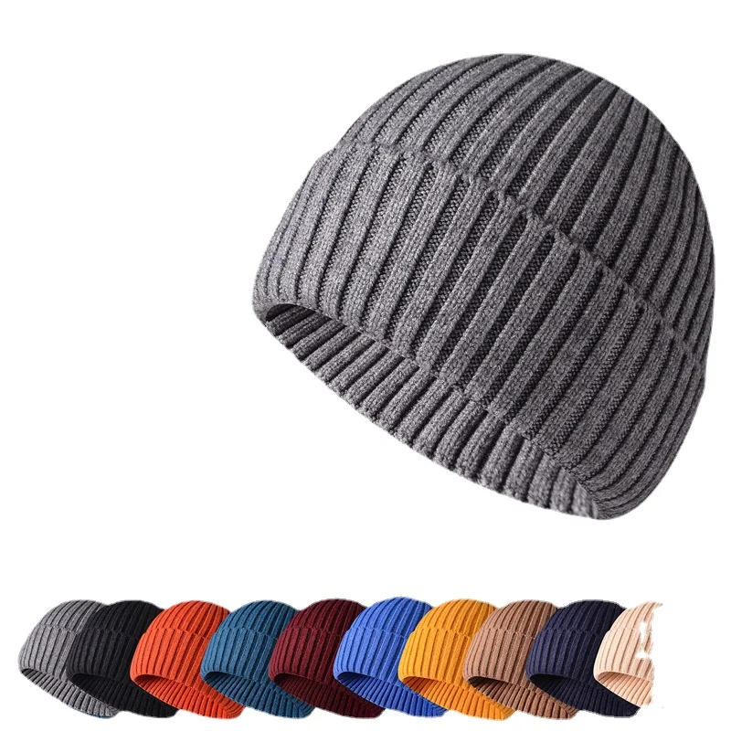 

Зимняя тканевая шапка для взрослых унисекс шапочки и облегающие шапки