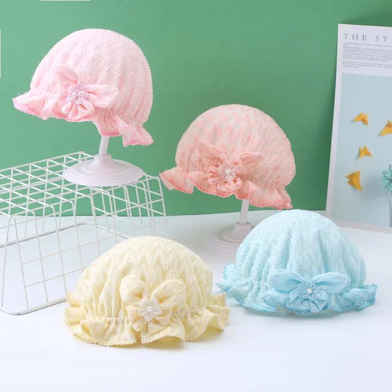 

New Spring Summer Outdoor Baby Girls Hat Lace Bowknot fisherman hat Baby Sun Hat Kids Sun Caps Toddler Sunscreen Cap