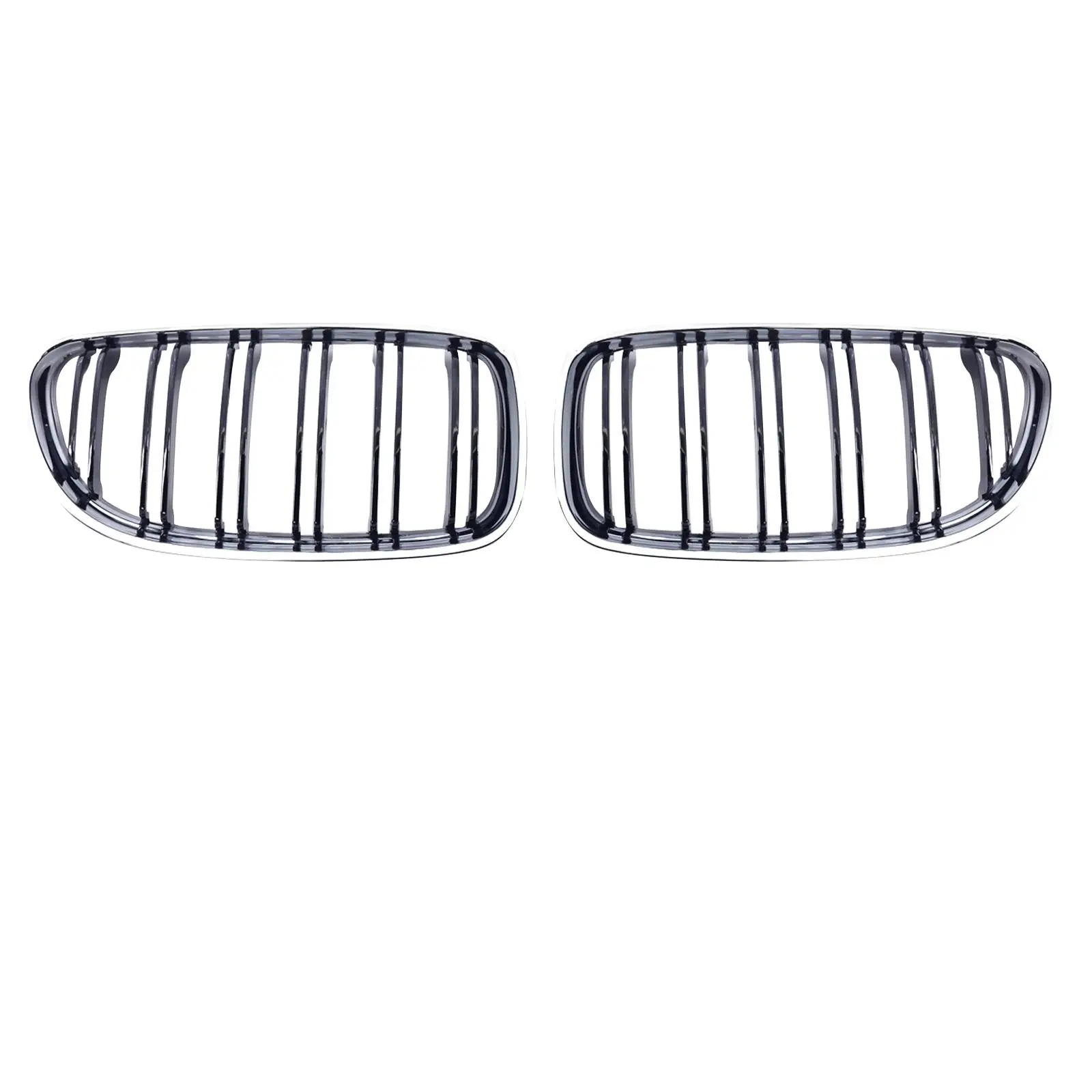 

Радиатор для переднего бампера автомобиля, 2 шт., 51137201969, 51137201970, глянцевый черный для 3 E90, E91, аксессуар для седана, прочный