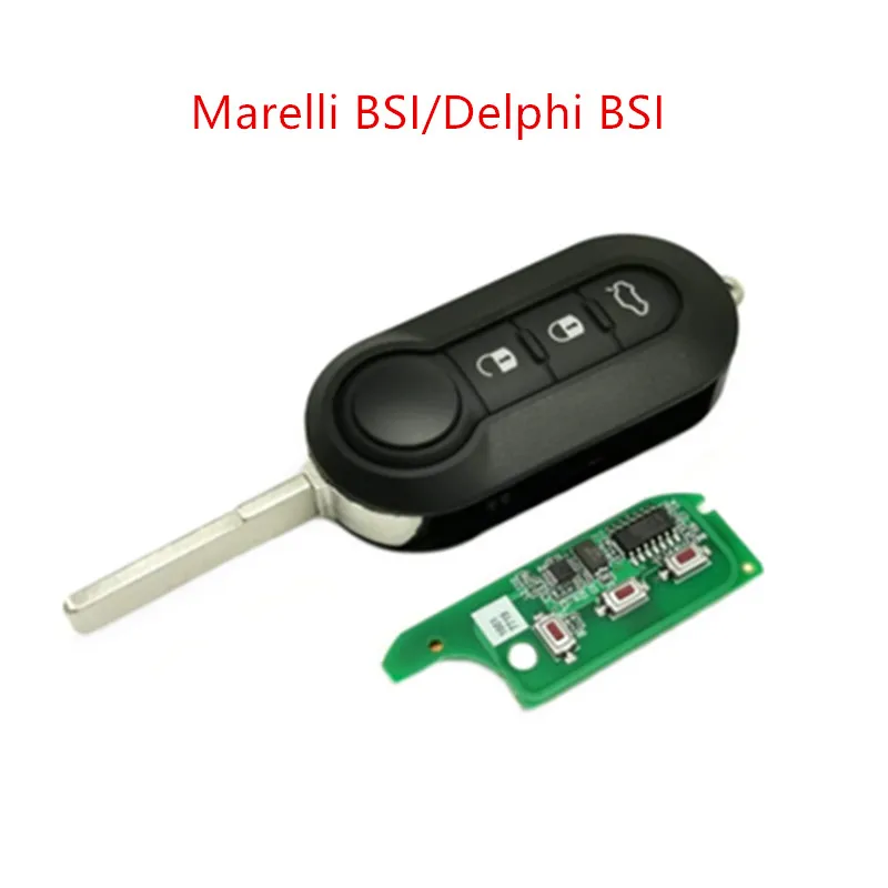 

Car Remote Key For Fiat 500 Doblo Qubo Grande Punto 2006-2013 Delphi BSI System 433.92ASK PCF7946