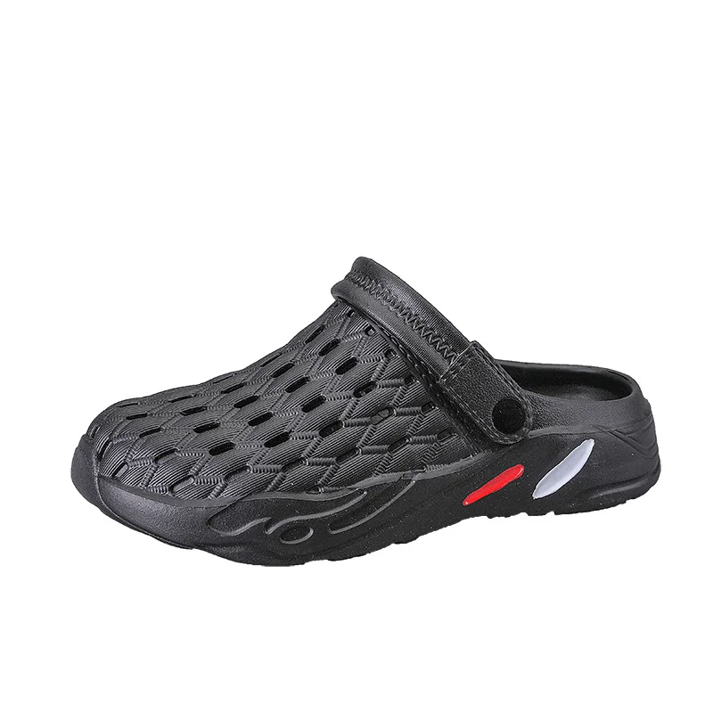 Мужские летние сандалии шлепанцы Пляжная прогулочная дышащая Нескользящая