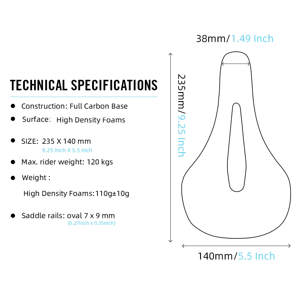 RYET Велосипедное Седло Из Углеродного Волокна Унисекс Сиденье Для Шоссейного