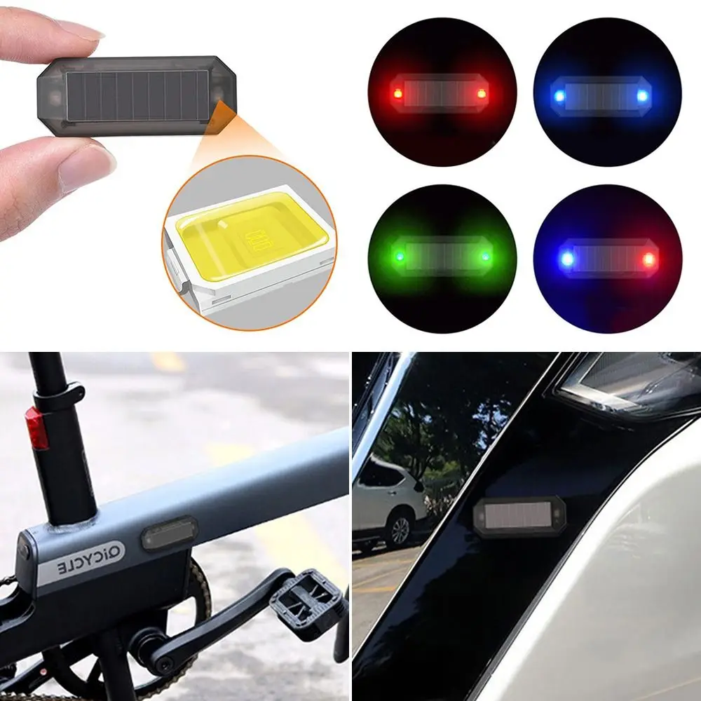 

Ride For Motorcycle Electric Vehicle Bicycle Mini Anti-Theft Caution Lamp Car Solar LED Light Strobe Warning Light