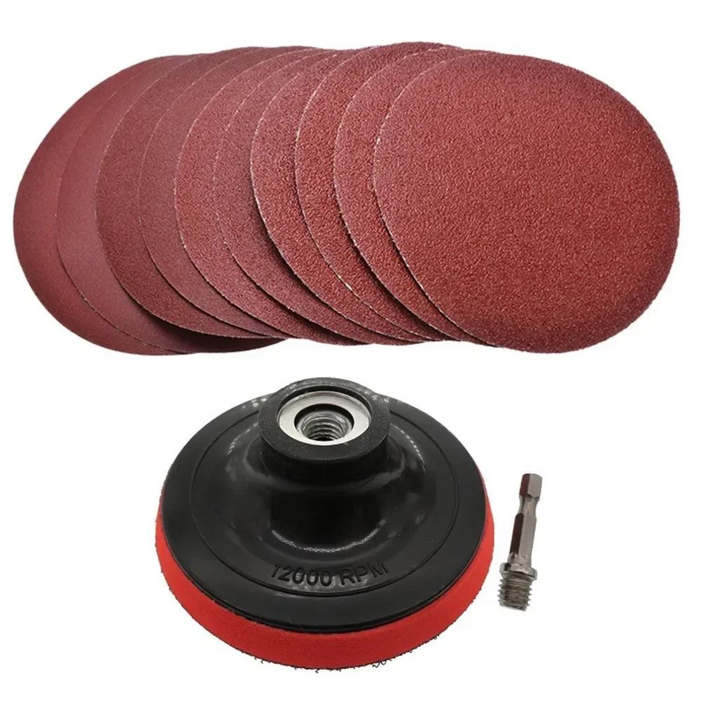 10 шт. шлифовальные диски 100 мм зернистость 60-240