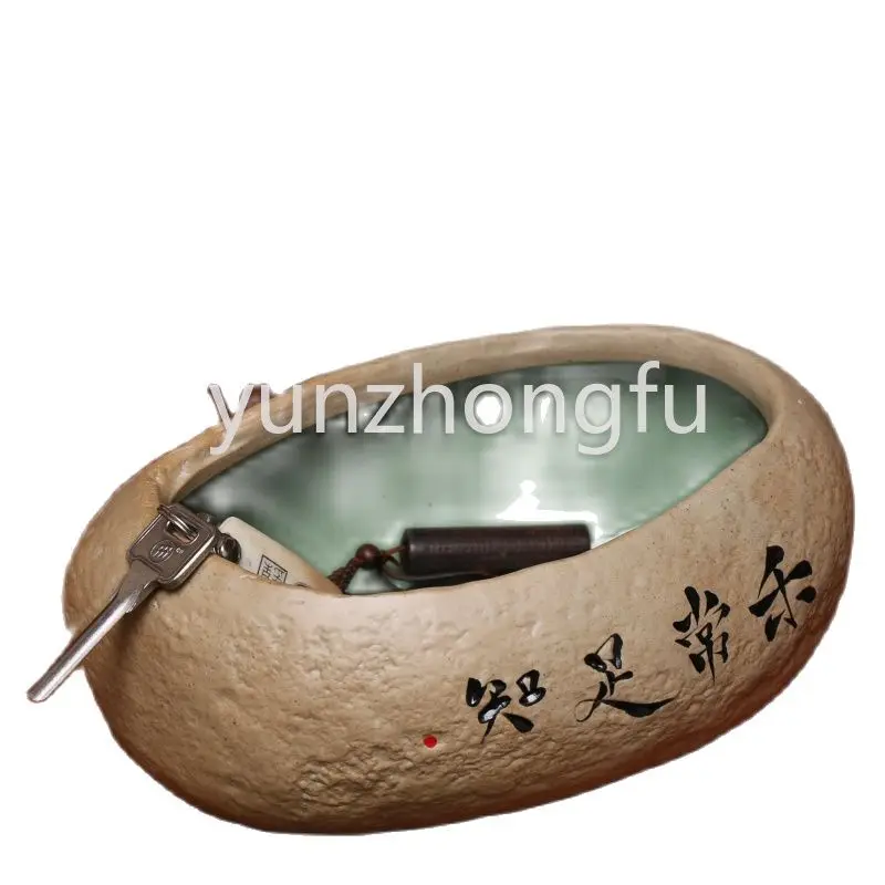 

Chinese Ceramic Shoe Cabinet Remote Control Tea Table Living Room Decorations Home Storage Entrance Key Decoration Box