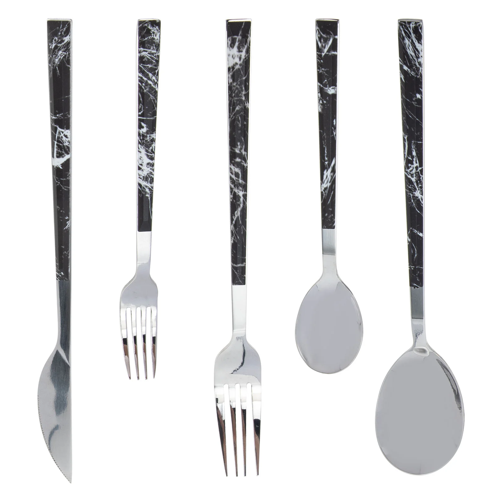 

Set Stainless Steel Spoon Cutlery Fork Spoons Forks Utensils Steak Silverware Flatware Party Tableware Serving Kitchen Gadgets