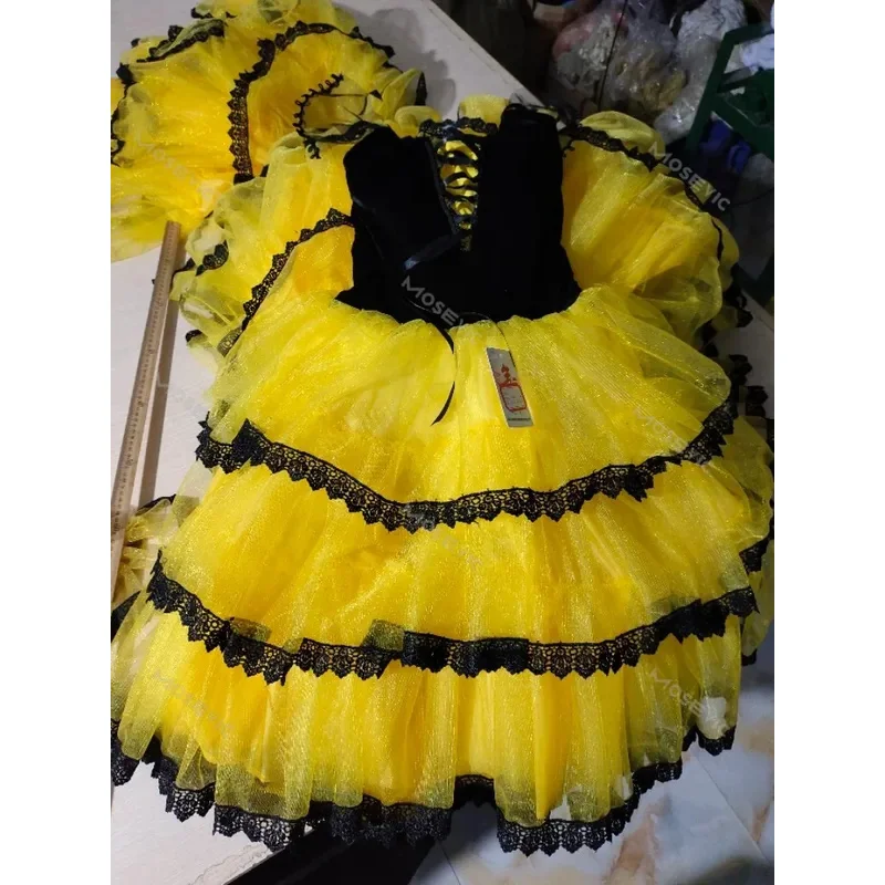 Балетное платье длинное профессиональное балетное платье-пачка для девочек