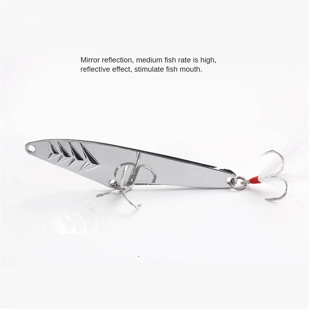 

Streamline Fishing Bait Flake Sequins With Three Hooks Luya Bait Strong Penetratio Fishing Tackle Reflective Fishing Lures