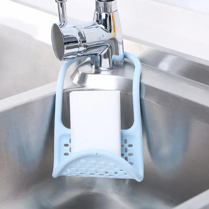

Folding Kitchen Sink Rack Hanging Basket Kitchen Soap Dishes Cleanging Cloth Drain Rack Dish-washing Brush Sponge Storage Rack