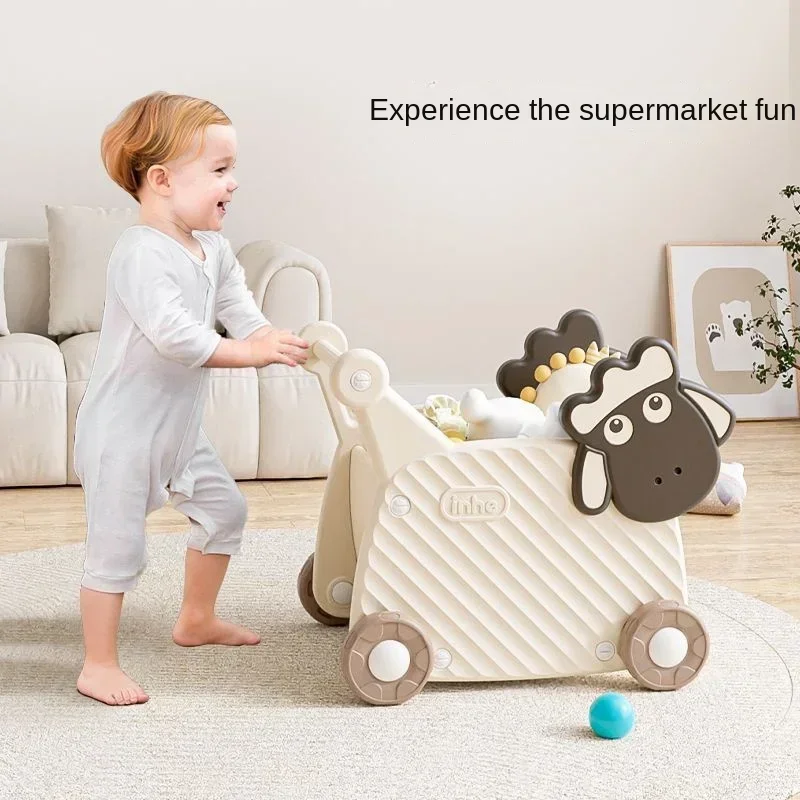 Коляска Bobo Sheep тележка для хранения закусок стеллаж детских игрушек ящик большая