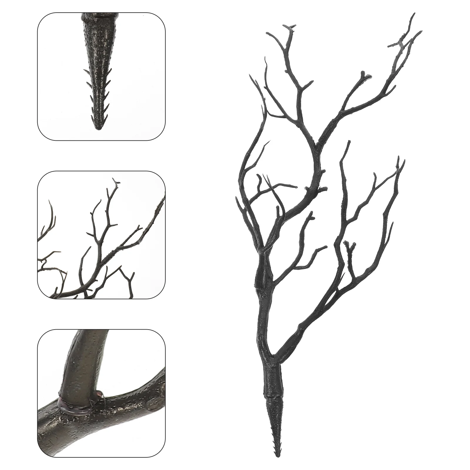 

4 Pcs House Accessories Home Faux Antler Headband DIY Branches Tree Vine Artificial Layout Props Center pieces table decoration