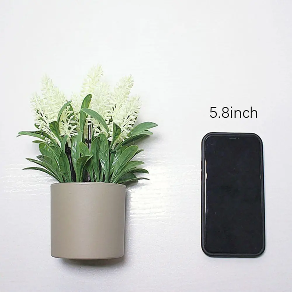 

Украшение для дома, настольное украшение, Искусственная Имитация травы, искусственные растения лаванды, бонсай, Реалистичная зелень в горш...