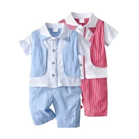 baby boys gentleman outfits suits clothing spring and autumn children shirt pants 2pcs suit boutique kids clothing