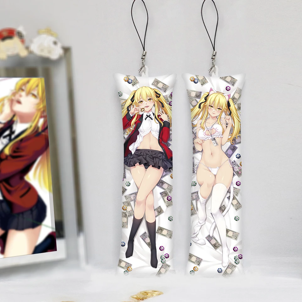 Аниме Kakegurui удобный геймблер брелок Meari Saotome мини дакимакура Маленькая подушка