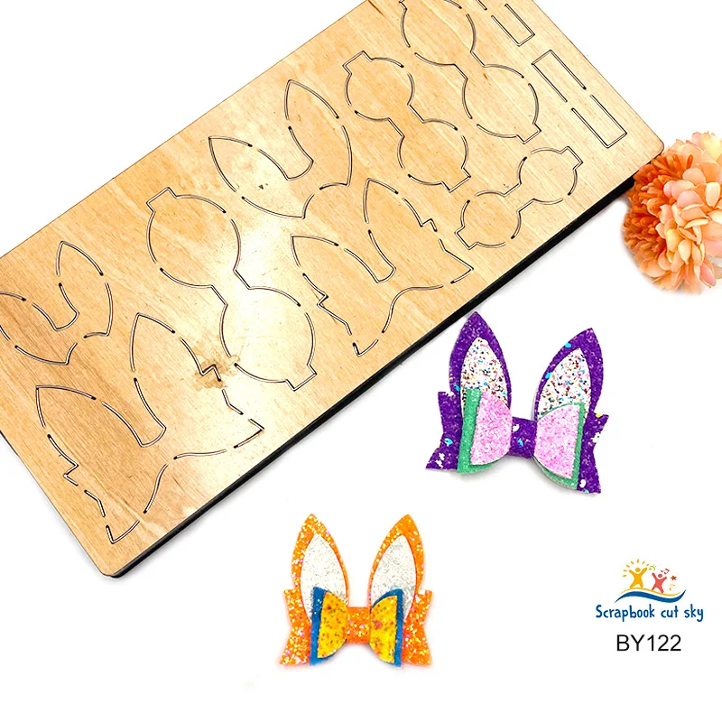 

Bow Hair Accessories DIY BY122 Muyu Wooden Mold Scrapbook Cutting Dies Suitable For Market General Machines