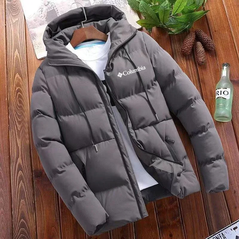 

2023 New Men's Columbia Fashion Winter Warm jacket Men's collar Parker Men's jacket Zipper jacket