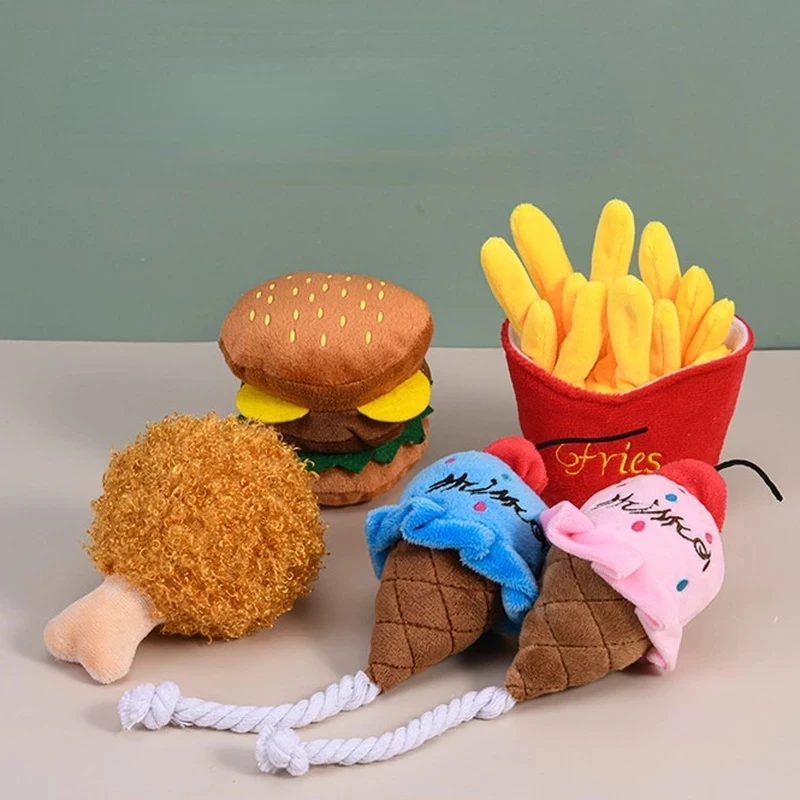 

Новая плюшевая игрушка-кальмар для собак, мягкая плюшевая игрушка для домашних животных, краб, игрушка со звуком, пищащие игрушки для собак, ...